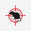 rat icon red target