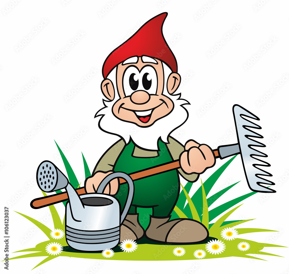 Gartenzwerg Mit Spaten Und Setzling Stock GamesAgeddon