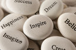 canvas print picture - Inspirational stones - Inspire