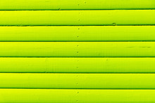 Section Of Lime Green Panelling From A Beach Hut, Suitable For Backgrounds Of Beach, Seaside And Summer Holiday Themes.
