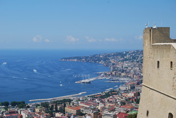 Vista esterna, Castel Sant'Elmo, Napoli
