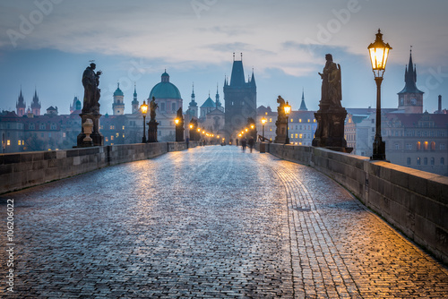 Obraz w ramie Charles Bridge, Prague