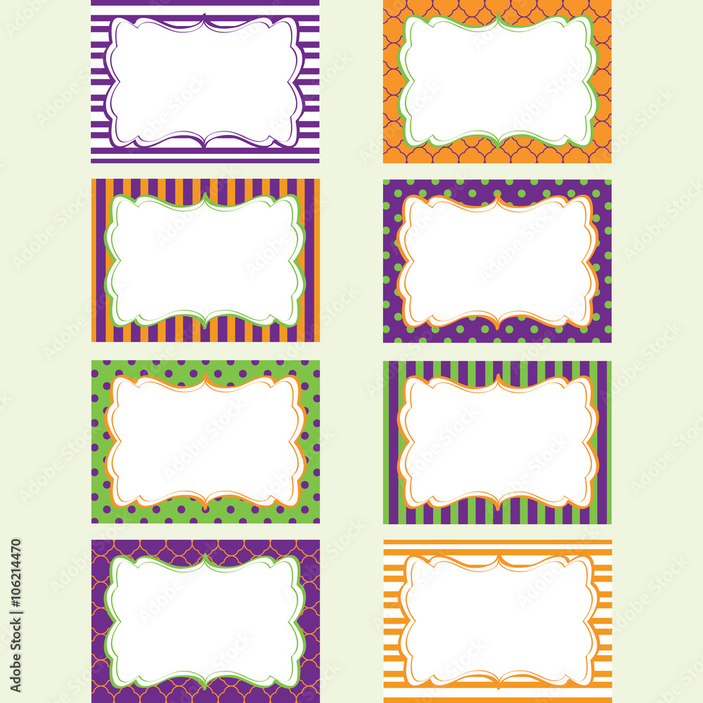 Halloween Printable Labels Set. Tags, Photo Frame, Gift Tags, Scrap booking,Card Making, Invitation Stock Vector | Adobe Stock halloween-printable-labels-set-tags-photo-frame-gift-tags-scrap-booking-card-making-invitation-stock-vector-adobe-stock