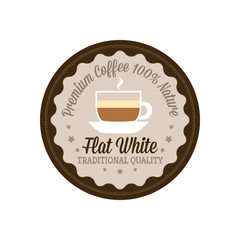 Wall Mural - Coffee label