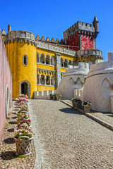 Wall Mural - Pena National Palace. Palacio Nacional da Pena, Sintra, Portugal