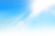 © oraziopuccio - Raggi di sole nel cielo azzurro