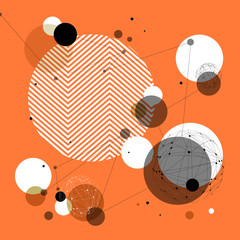 Aufkleber - Abstract Technology Background. Good for financial annual cover