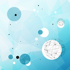 Poster - Abstract Technology Background. Good for financial annual cover