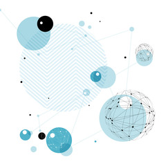 Aufkleber - Abstract Technology Background. Good for financial annual cover