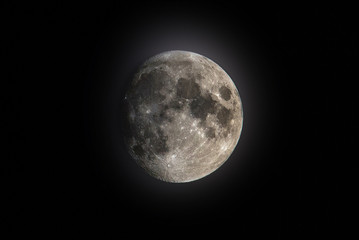 Wall Mural - photography of nightly sky with large moon