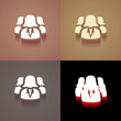 © vempireart - 3_Vintage_Icons_With_Long_Shadow