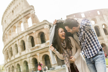 Couple in Rome