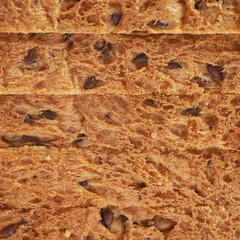 Poster - Sliced white bread loaf's crust