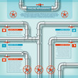 Water Pipe Business Infographic