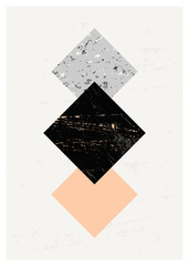 Poster - abstract geometric composition