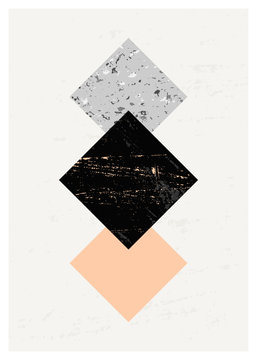 Wall Mural -  - abstract geometric composition
