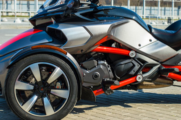 Trike motorcycle photography