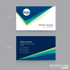 Wall Mural - abstract business card design template