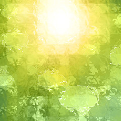 Sticker - Abstract green nature background