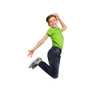 © Syda Productions - smiling boy jumping in air