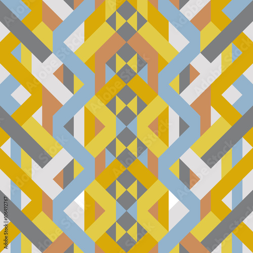 Naklejka samoprzylepna Streszczenie retro wzór geometryczny styl art deco pastelowych