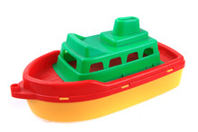 Color Plastic Ship Toy