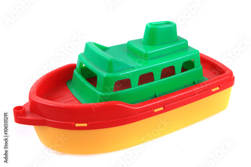 plastic toy ship