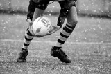 Fototapeta Sport - Giocatore di rugby azione