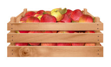 Wooden Crate With Apples