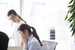 © Monet - Women who are working in bright workplace
