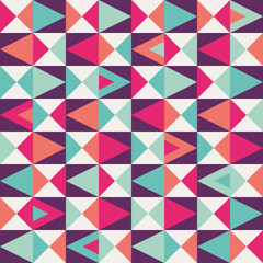 Poster - seamless geometric pattern