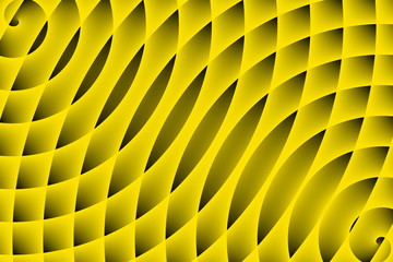 two yellow spirals