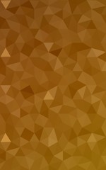 Wall Mural - orange polygonal pattern, which consist of triangles and gradient, background in origami style.