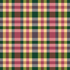 Scottish wool plaid checkered vintage decoration seamless vector