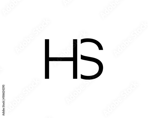 Hs Letter Logo Buy This Stock Vector And Explore Similar Vectors At Adobe Stock Adobe Stock