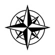 Compass rose or windrose / rose of the winds flat icon for apps and websites