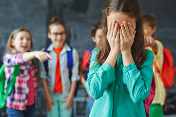 Wall Mural - Girl crying