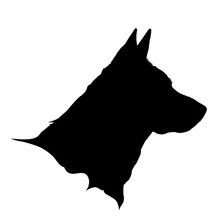 Vector Illustration Of Dog Logo.