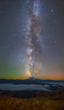 Milky Way Over Mount Elbrus