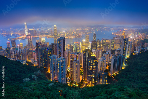 Plakat Hong Kong Skyline