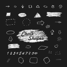 Chalk Hand Drawn Shapes