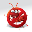 ant repellent vector , stop ant sign , no ant. Vector illustration