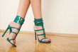 woman summer heels