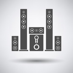 Sticker - Audio system speakers icon