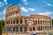 Colosseum with clear blue sky, Rome, Italy