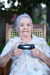 grandma playing games