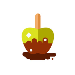 Poster - Toffee Apple Vector Icon