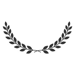 Poster -  laurel wreath symbol