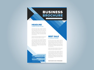 Wall Mural - Brochure design template, vector illustration.