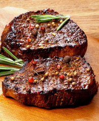 Two Beef Steaks